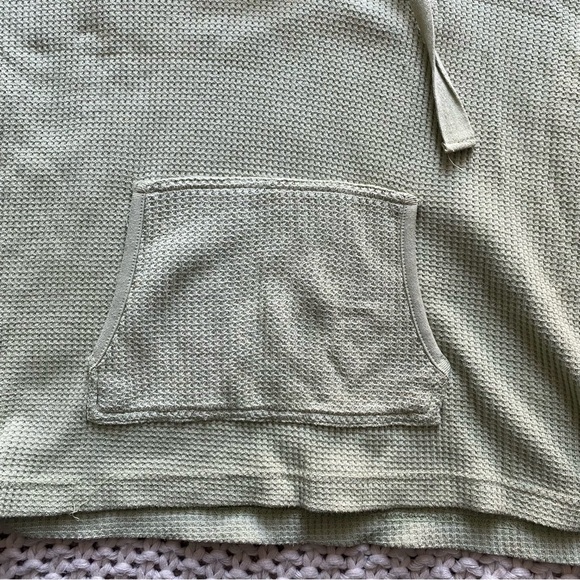 Telluride clothing green waffle knit hoodie - Picture 6 of 6